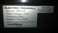 Confidence GTR Treadmill