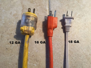 extension cord gauges